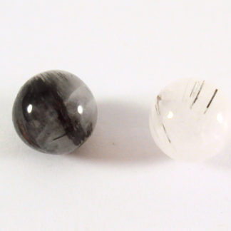 Rutillated quartz perle